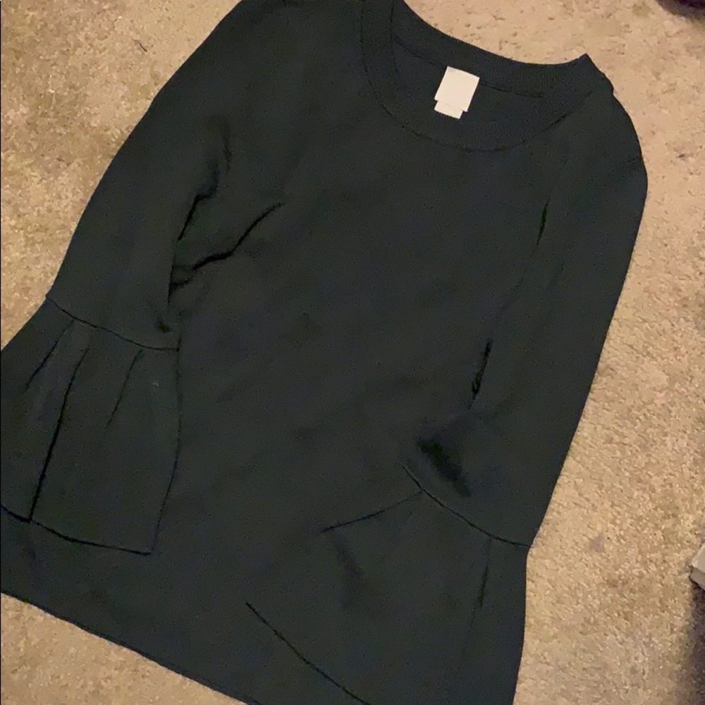 Green sweater